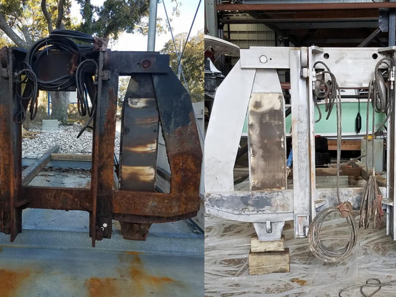 Industrial blasting project
