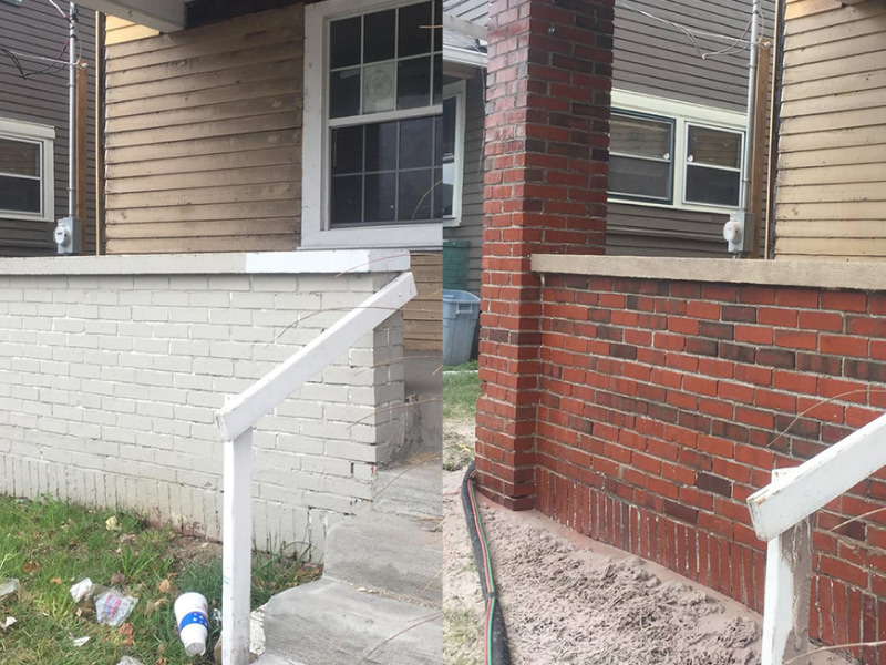 Residential surface restoration result